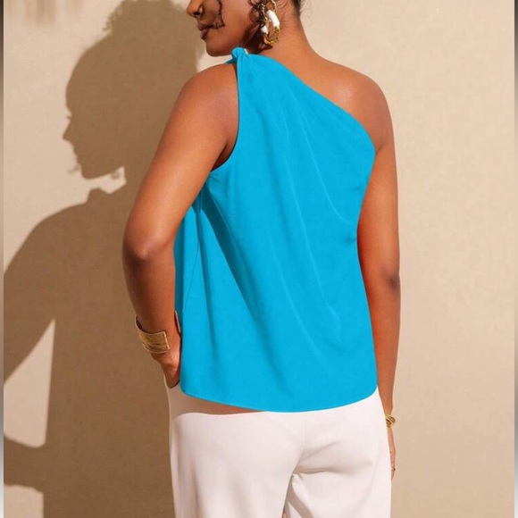 Orange One-Shoulder Top - Picture 7 of 15